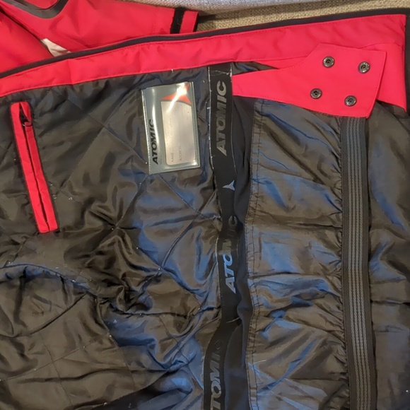 Atomic Men's Ski Jacket Large Red and Black - Picture 17 of 17